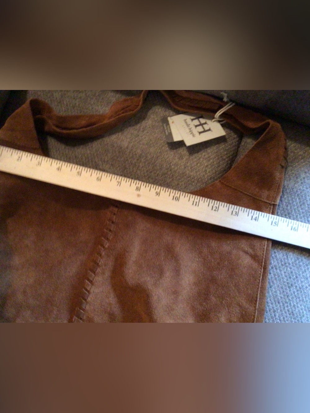Haute Hippie / Chestnut Brown Slouchy Suede Festival Hobo Bag - NWT - Picture 11 of 14